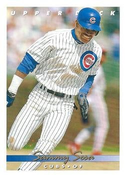 #127 Sammy Sosa - Chicago Cubs - 1993 Upper Deck Baseball