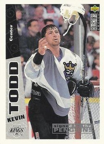 #127 Kevin Todd - Pittsburgh Penguins - 1996-97 Collector's Choice Hockey