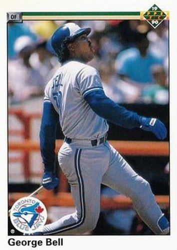 #127 George Bell - Toronto Blue Jays - 1990 Upper Deck Baseball