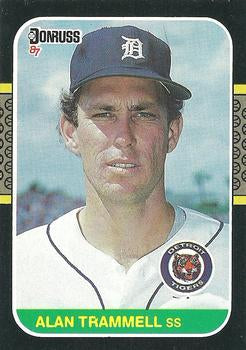 #127 Alan Trammell - Detroit Tigers - 1987 Donruss Baseball