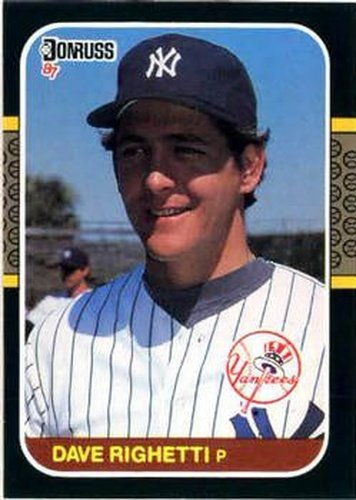 #128 Dave Righetti - New York Yankees - 1987 Donruss Baseball