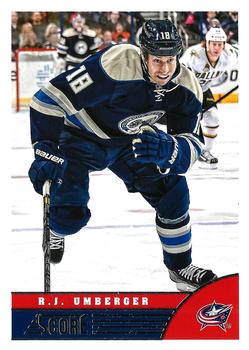 #128 R.J. Umberger - Columbus Blue Jackets - 2013-14 Score Hockey