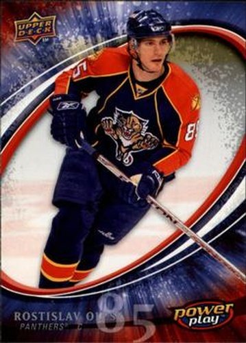 #128 Rostislav Olesz - Florida Panthers - 2008-09 Upper Deck Power Play Box Set Hockey