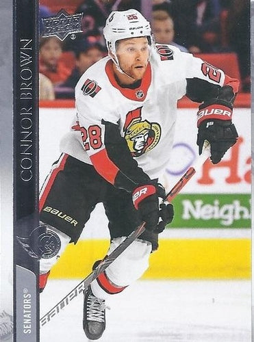 #128 Connor Brown - Ottawa Senators - 2020-21 Upper Deck Hockey