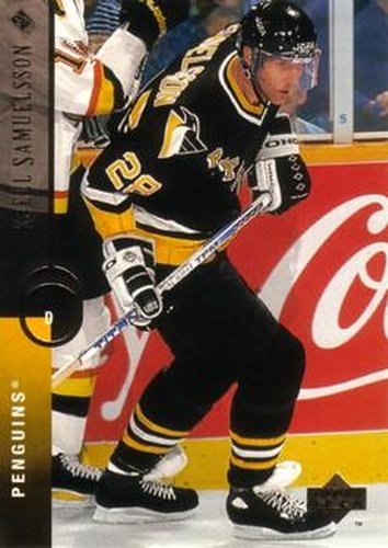 #128 Kjell Samuelsson - Pittsburgh Penguins - 1994-95 Upper Deck Hockey