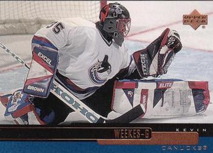 #128 Kevin Weekes - Vancouver Canucks - 1999-00 Upper Deck Hockey
