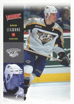 #128 David Legwand - Nashville Predators - 2000-01 Upper Deck Victory Hockey