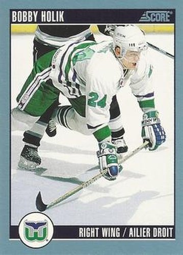 #128 Bobby Holik - Hartford Whalers - 1992-93 Score Canadian Hockey