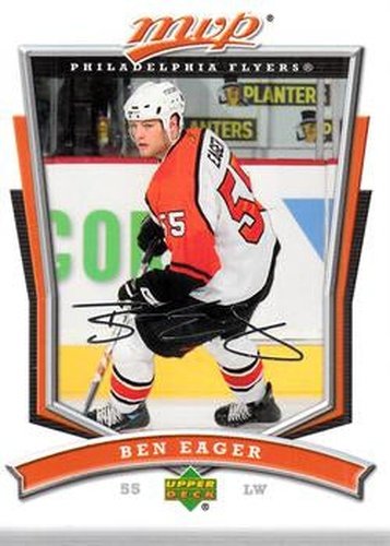 #128 Ben Eager - Philadelphia Flyers - 2007-08 Upper Deck MVP Hockey