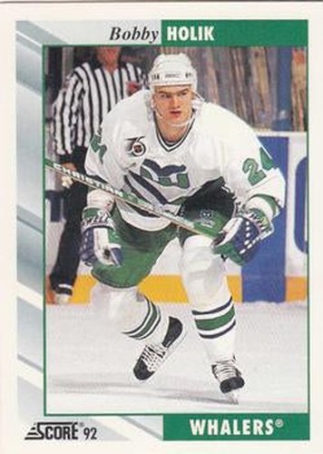 #128 Bobby Holik - Hartford Whalers - 1992-93 Score USA Hockey