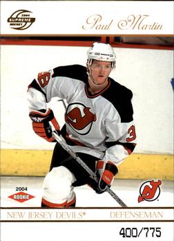 #128 Paul Martin - New Jersey Devils - 2003-04 Pacific Supreme Hockey