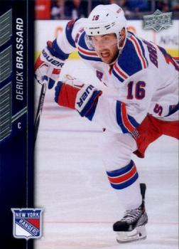 #128 Derick Brassard - New York Rangers - 2015-16 Upper Deck Hockey