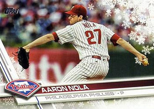 #HMW128 Aaron Nola - Philadelphia Phillies - 2017 Topps Holiday Baseball