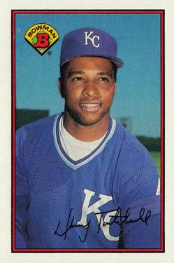 #128 Danny Tartabull - Kansas City Royals - 1989 Bowman Baseball