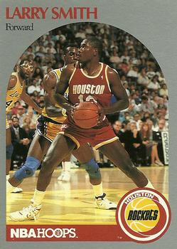 #128 Larry Smith - Houston Rockets - 1990-91 Hoops Basketball