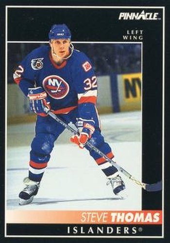 #128 Steve Thomas - New York Islanders - 1992-93 Pinnacle Canadian Hockey