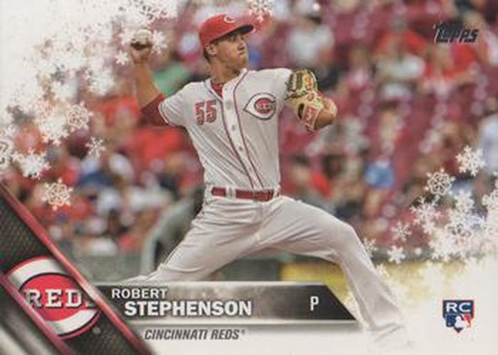 #HMW128 Robert Stephenson - Cincinnati Reds - 2016 Topps Holiday Baseball
