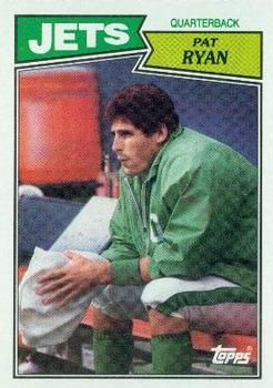 #128 Pat Ryan - New York Jets - 1987 Topps Football