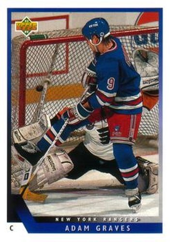 #128 Adam Graves - New York Rangers - 1993-94 Upper Deck Hockey