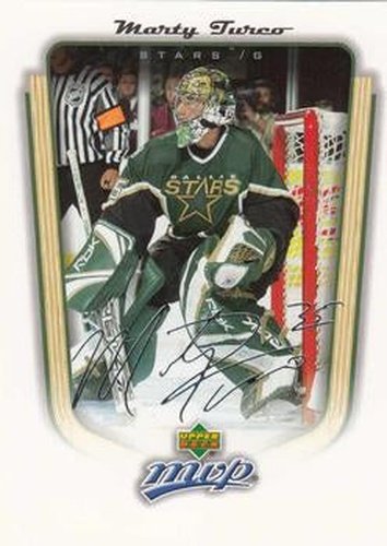 #128 Marty Turco - Dallas Stars - 2005-06 Upper Deck MVP Hockey