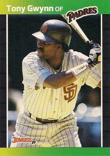 #128 Tony Gwynn - San Diego Padres - 1989 Donruss Baseball