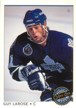 #128 Guy Larose - Toronto Maple Leafs - 1992-93 O-Pee-Chee Premier Hockey