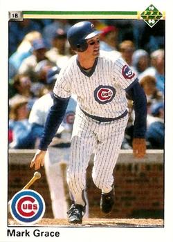 #128 Mark Grace - Chicago Cubs - 1990 Upper Deck Baseball