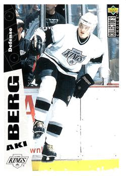#128 Aki Berg - Los Angeles Kings - 1996-97 Collector's Choice Hockey