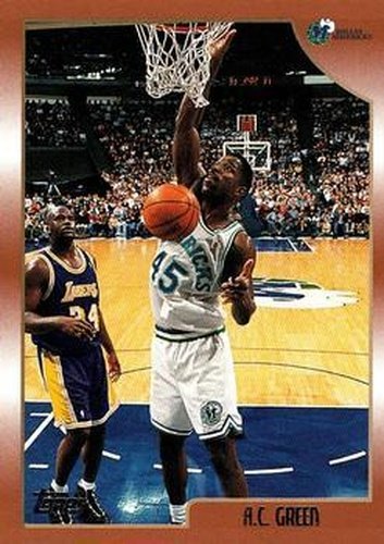 #128 A.C. Green - Dallas Mavericks - 1998-99 Topps Basketball