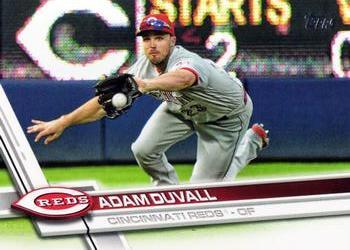 #128 Adam Duvall - Cincinnati Reds - 2017 Topps Baseball