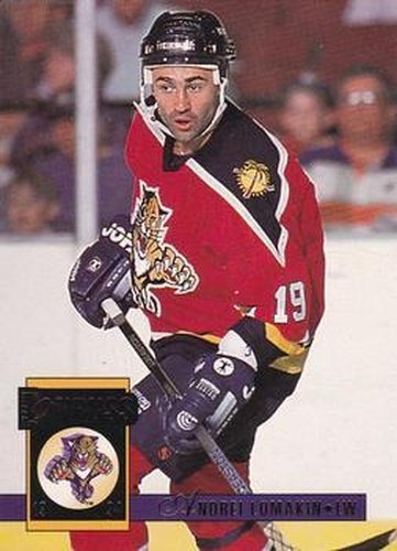 #128 Andrei Lomakin - Florida Panthers - 1993-94 Donruss Hockey