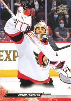 #128 Anton Forsberg - Ottawa Senators - 2022-23 Upper Deck Hockey