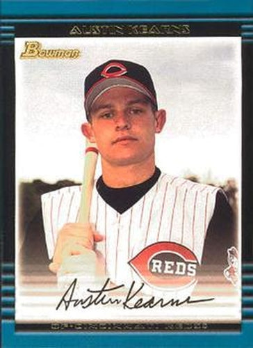 #128 Austin Kearns - Cincinnati Reds - 2002 Bowman Baseball
