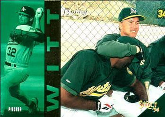 #128 Bobby Witt - Oakland Athletics - 1994 Select Baseball