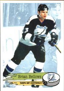 #128 Brian Bellows - Tampa Bay Lightning - 1995-96 Panini Hockey Stickers