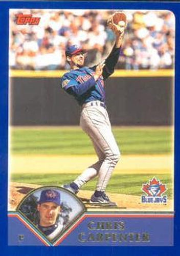 #128 Chris Carpenter - Toronto Blue Jays - 2003 Topps Baseball