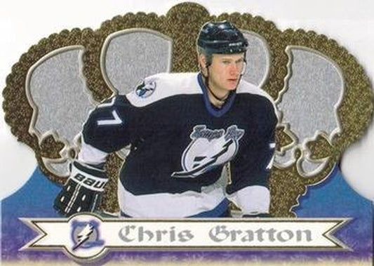 #128 Chris Gratton - Tampa Bay Lightning - 1999-00 Pacific Crown Royale Hockey