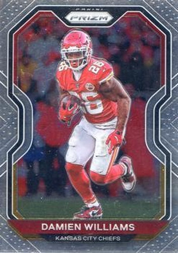 #128 Damien Williams - Kansas City Chiefs - 2020 Panini Prizm Football