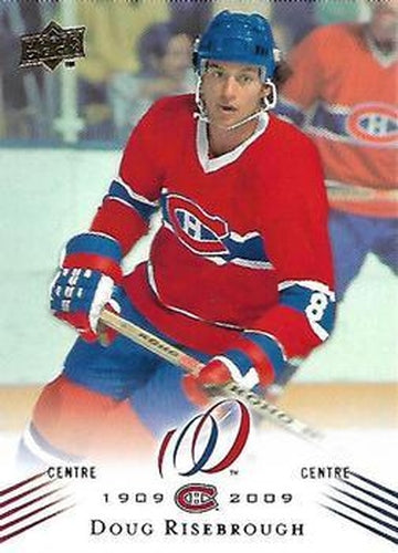 #128 Doug Risebrough - Montreal Canadiens - 2008-09 Upper Deck Montreal Canadiens Centennial Hockey