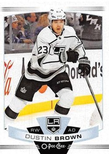 #128 Dustin Brown - Los Angeles Kings - 2019-20 O-Pee-Chee Hockey