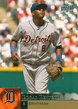 #128 Edgar Renteria - Detroit Tigers - 2009 Upper Deck Baseball