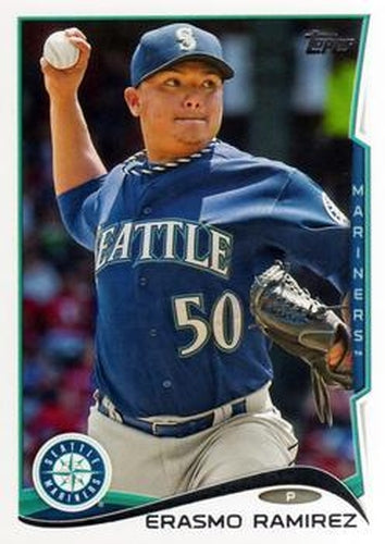 #128 Erasmo Ramirez - Seattle Mariners - 2014 Topps Baseball