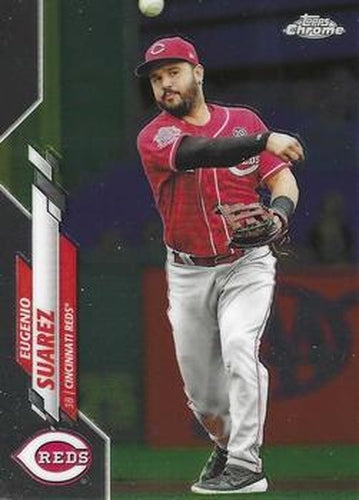 #128 Eugenio Suarez - Cincinnati Reds - 2020 Topps Chrome Baseball
