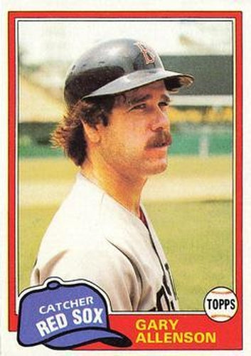 #128 Gary Allenson - Boston Red Sox - 1981 Topps Baseball