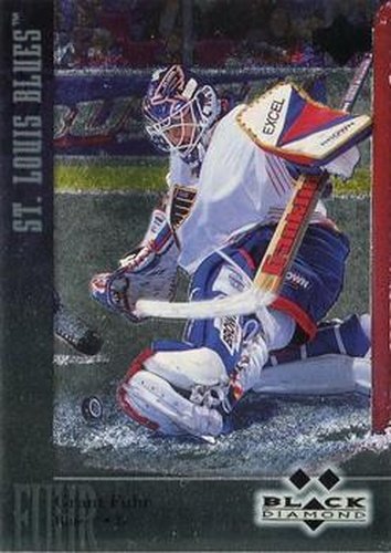 #128 Grant Fuhr - St. Louis Blues - 1996-97 Upper Deck Black Diamond Hockey