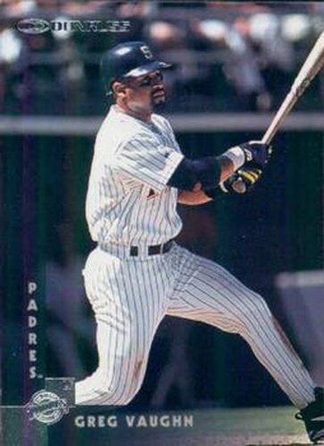 #128 Greg Vaughn - San Diego Padres - 1997 Donruss Baseball