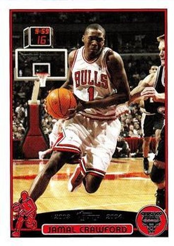 #128 Jamal Crawford - Chicago Bulls - 2003-04 Topps Basketball