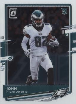 #128 John Hightower IV - Philadelphia Eagles - 2020 Donruss Optic Football