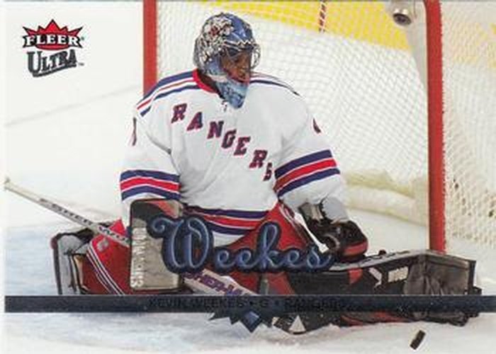 #128 Kevin Weekes - New York Rangers - 2005-06 Ultra Hockey