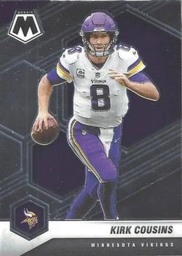 #128 Kirk Cousins - Minnesota Vikings - 2021 Panini Mosaic Football